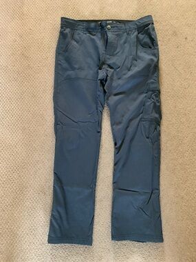 Men's Prana Stretch Zion Navy Blue Pant